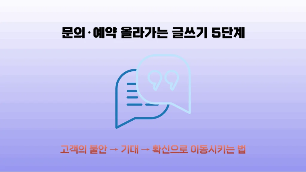 블로그 글쓰기 5단계